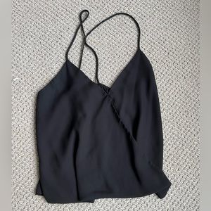 Black tank going out top